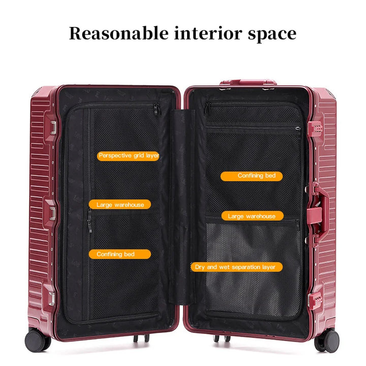 Skanto | Bredt Håndtak Hardcase Koffert – Lisboa