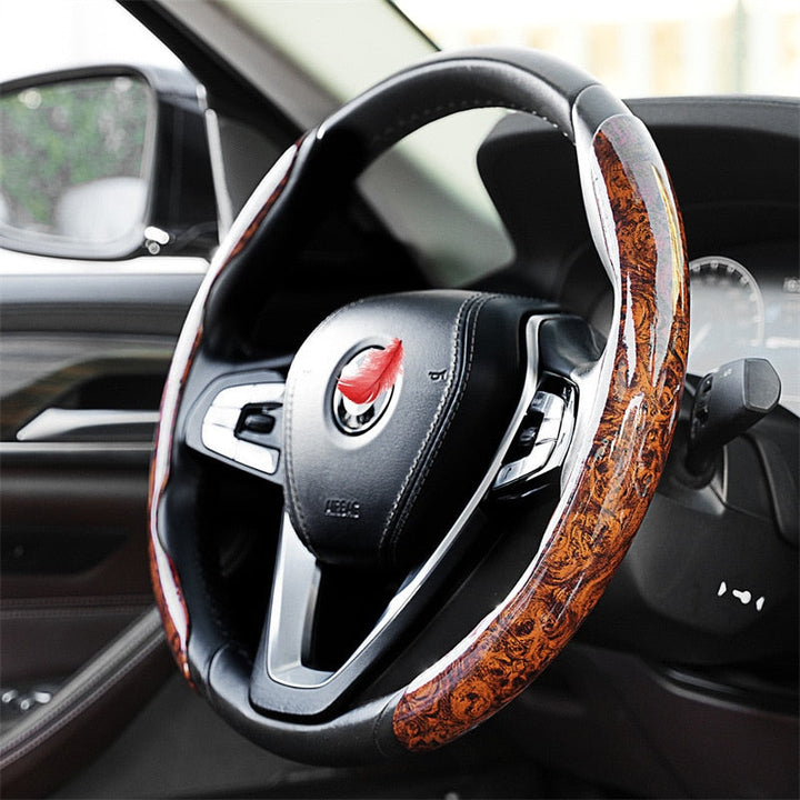 Skanto | Non-Slip Wood Grain Bilhjul Deksel