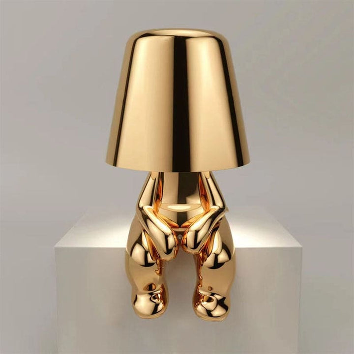Moderne bordlampe GloedHeld – Varmt LED-lys for stue og soverom | Stilfull og funksjonell