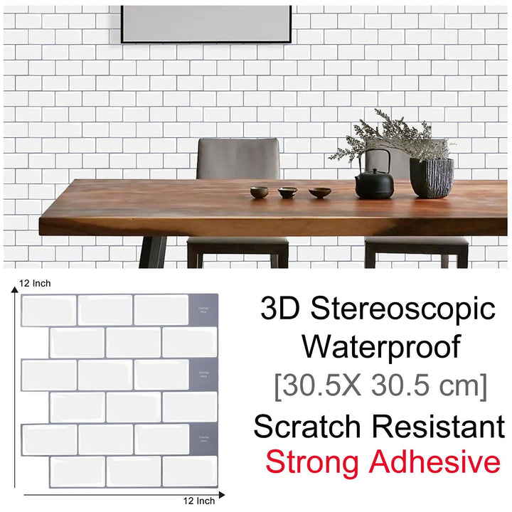 3D Selvklebende Sekskantede Veggklistremerker | Skanto