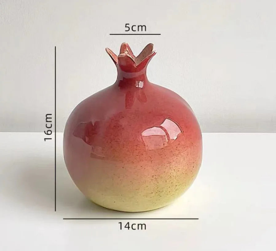 Keramisk Granateple Vase | Skanto