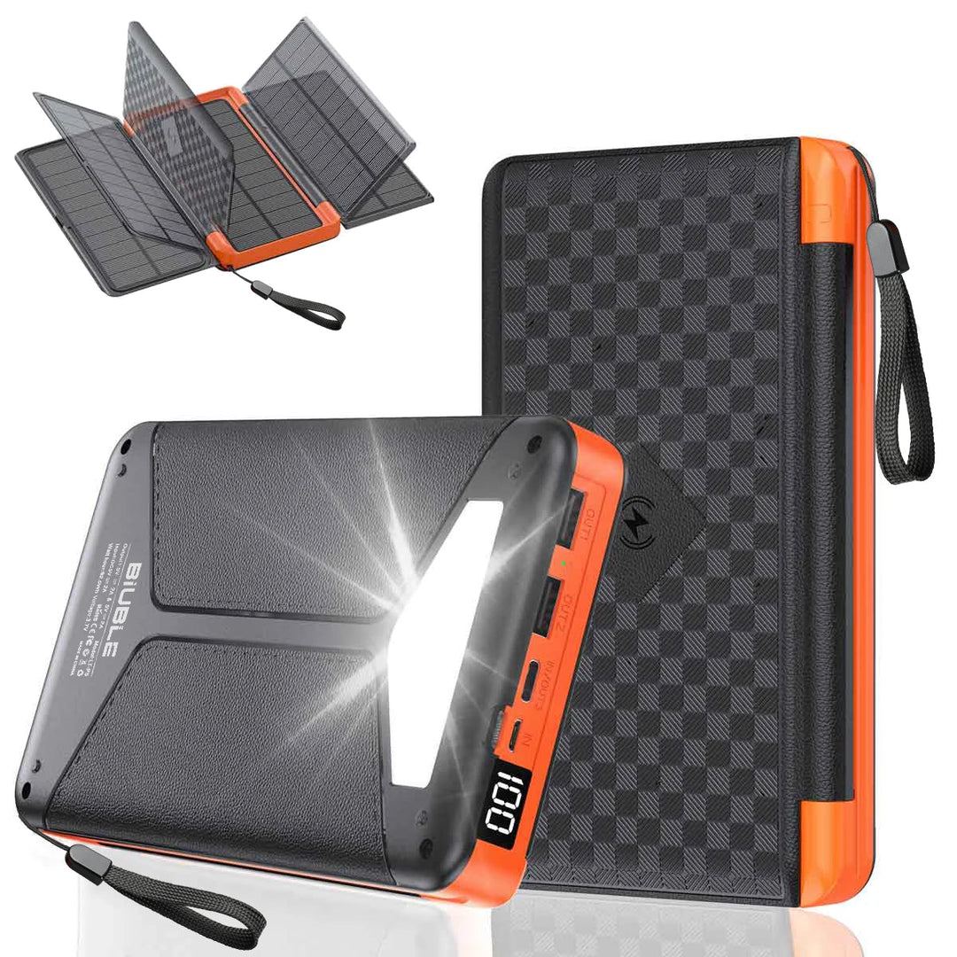 Solar Fast Charging Ultra-Large Capacity Portable Powerbank | Skanto