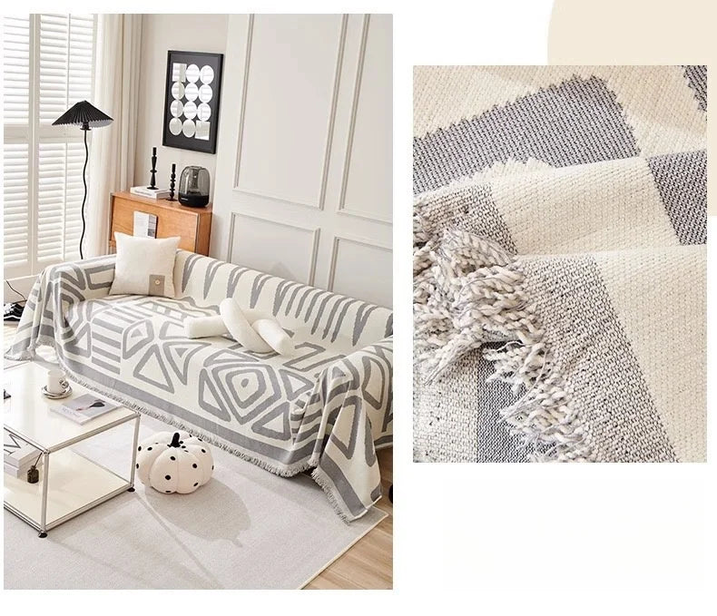 Skanto | Sofa Håndkle Med Frynser
