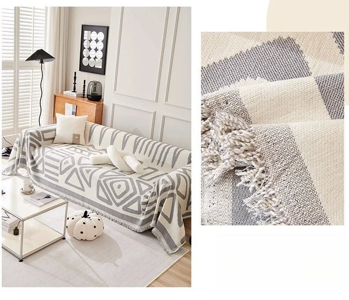 Skanto | Sofa Håndkle Med Frynser