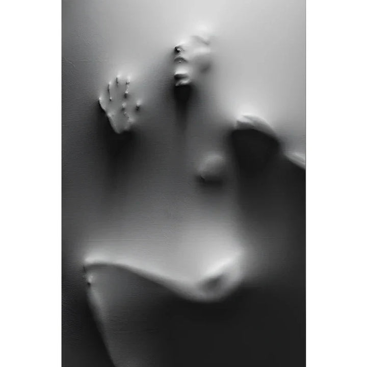 Moderne Kunst Abstrakte Spøkelsesaktige Figurer I Veggen Lerret Utskrifter Svart Hvit Vegg Kunst Plakater Bilder For Stue Soverom Kunst Dekor | Skanto
