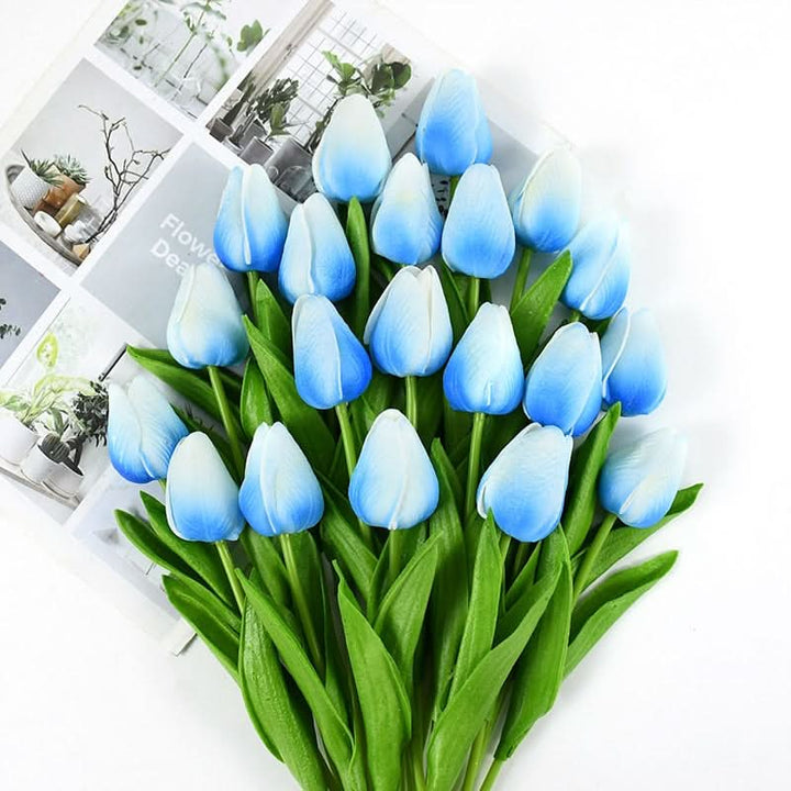 Skanto | Kunstig Tulipanbukett med Realistiske Livaktige Blomster