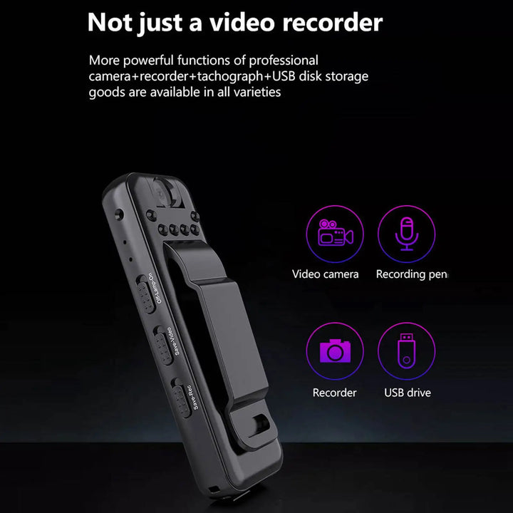 Pocket Spy Mini Clip-On Video Recorder Kamera | Skanto