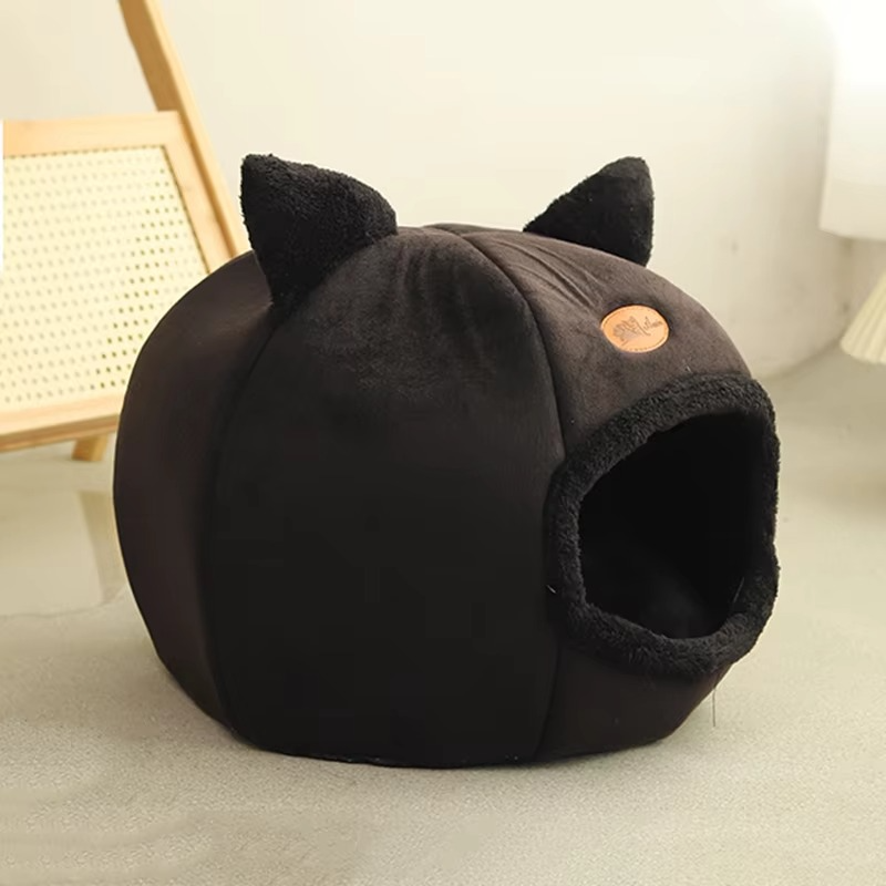 Skanto | Cozy Cave Vinter Katt- og Lite Hundeseng