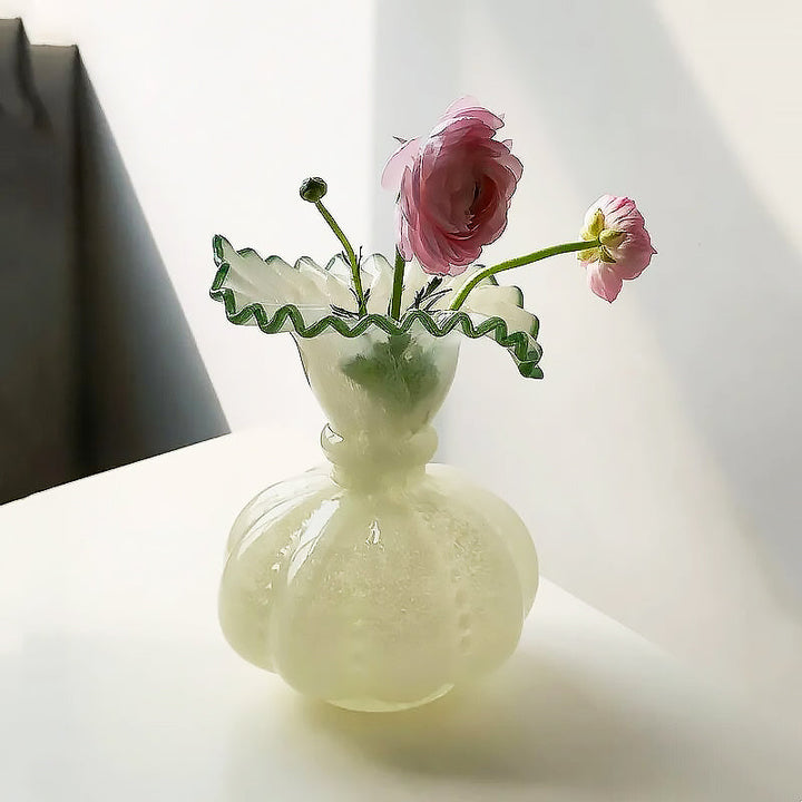 Glass Pumpkin Vase | Skanto