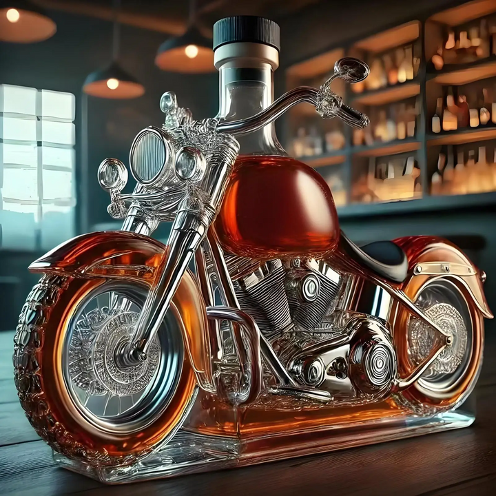 Skanto | Harley Motorcycle Formet Whiskey Karaffel for Hjemmebar