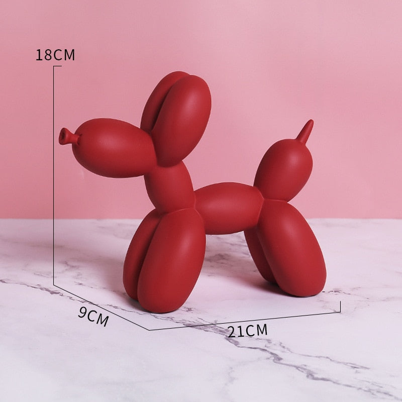 Skanto | Luksuriøs hjemmedekor, ballonghund dekorasjon, kontorbordtilbehør, dyre dekor, moderne populær kunst, nordiske statuer