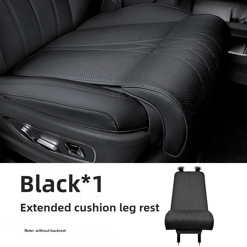 Skanto | Bilsetepute med Benstøtte | Ergonomisk og Komfortabel | PU-lær