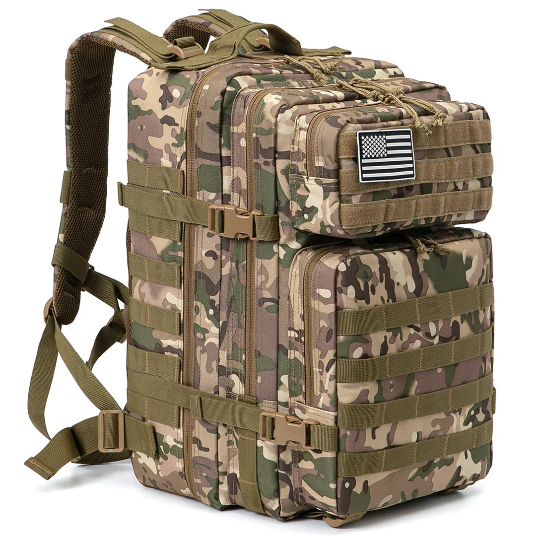 Skanto | Ryggsekk Camo Taktisk 45L Militær Ryggsekk