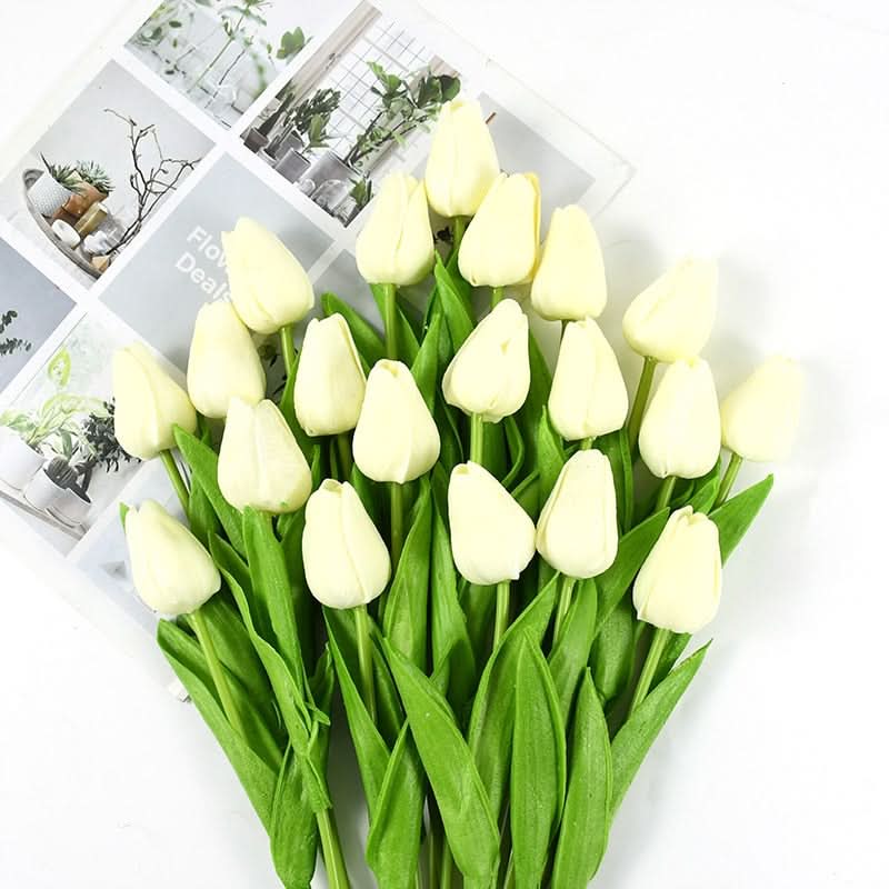 Skanto | Kunstig Tulipanbukett med Realistiske Livaktige Blomster