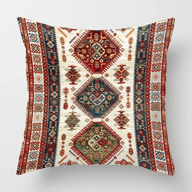 Marokkansk putevar med orientalsk mønster – Dekor for stue og kontor, høy kvalitets putevar i boho stil for sofa og sitteområde