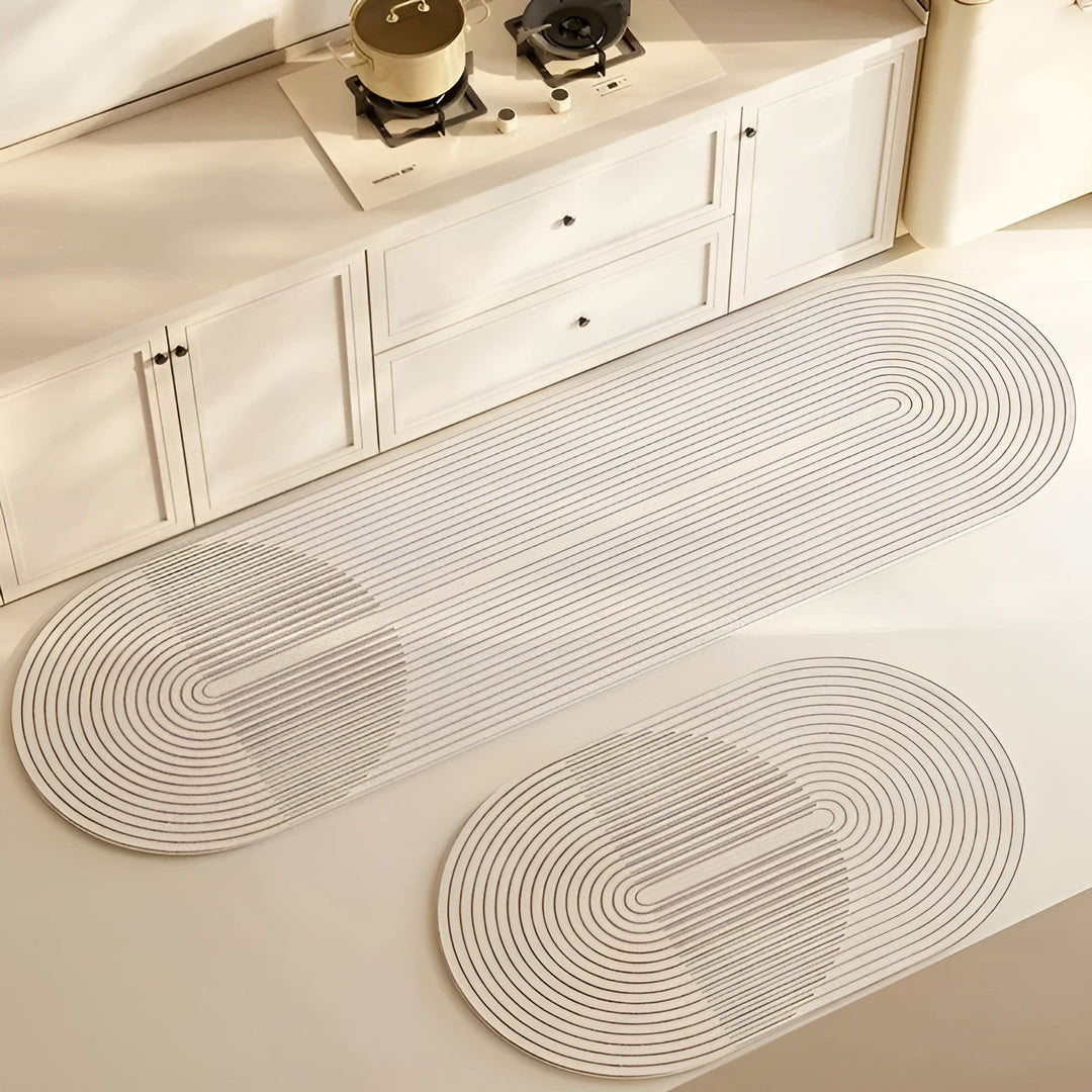 Skanto | AquaStone Diatomite Bade matte – Ultra absorberende, sklisikker og myk