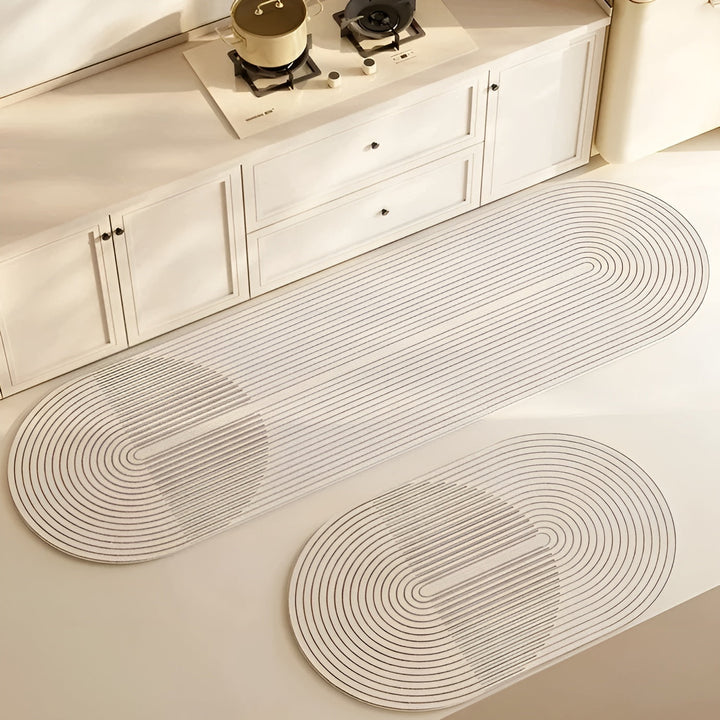 Skanto | AquaStone Diatomite Bade matte – Ultra absorberende, sklisikker og myk