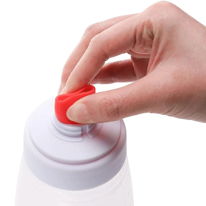 Skanto | Pancake-deig-dispenser-mikser med BlenderBall-tråddrikk - klemflaske pancake-shaker-dispenser JT194 fra LMETJMA