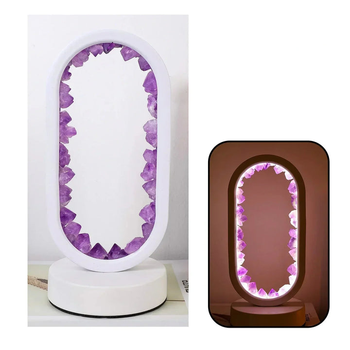 Améthystique – Elegant naturlig krystallbelysning Skanto