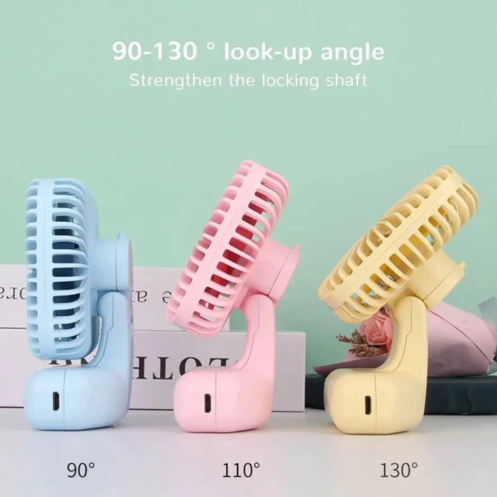 Mini Bærbar USB Vifte: Portable Tre-hastighets Kjøling for Bil, Hjem, Kontor og Utendørsbruk - Still og Enkel Design | Skanto