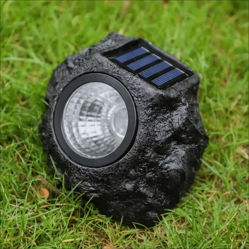 Skanto | Solar-Powered LED Stone Spotlight for Outdoor Landscaping