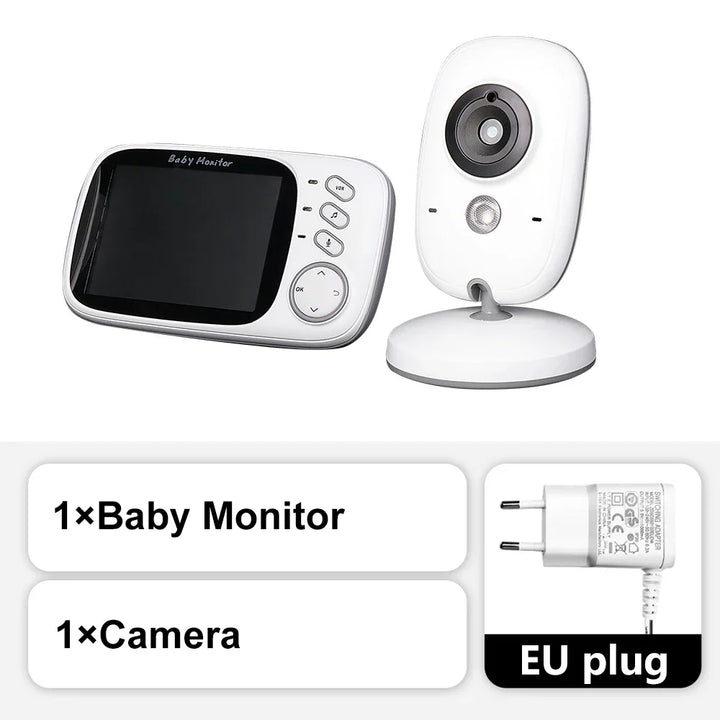3,5-Zoll-Video-Babyphone with Nachtsicht, Temperaturanzeige og Zwei-Wege-Audio