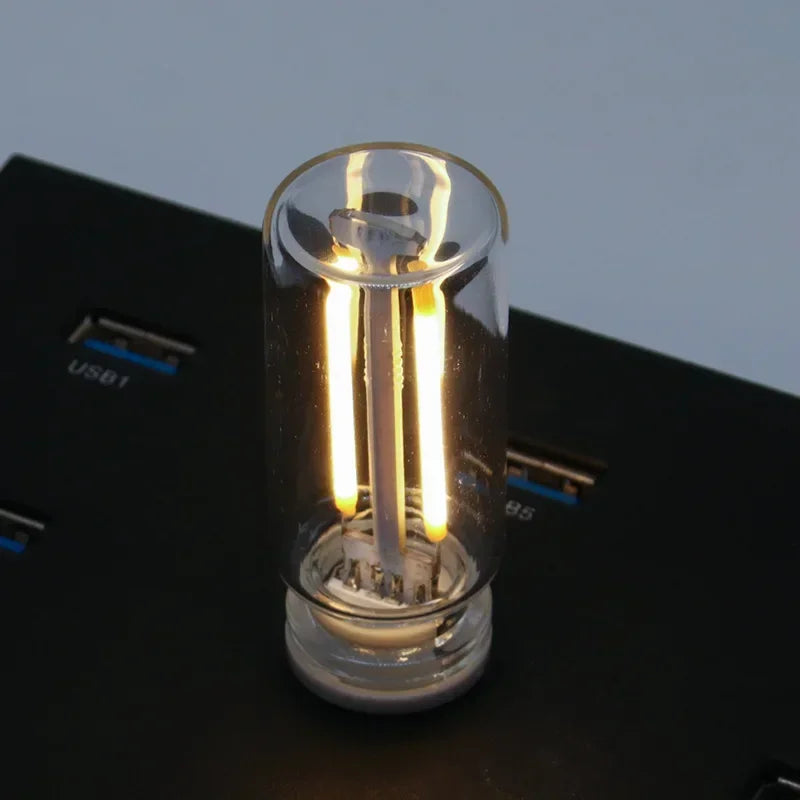 Skanto | LumiVase Ambient Light | Glass Bottle Design | Touch Dimmer | USB | 5 Farger