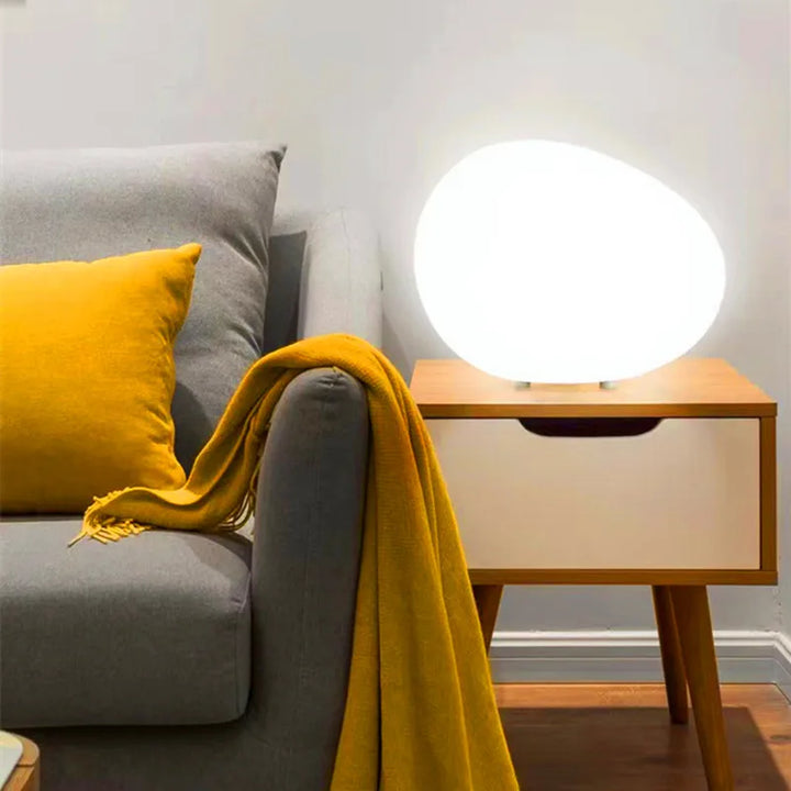 Kobbelsten Hvit Lampe Skanto