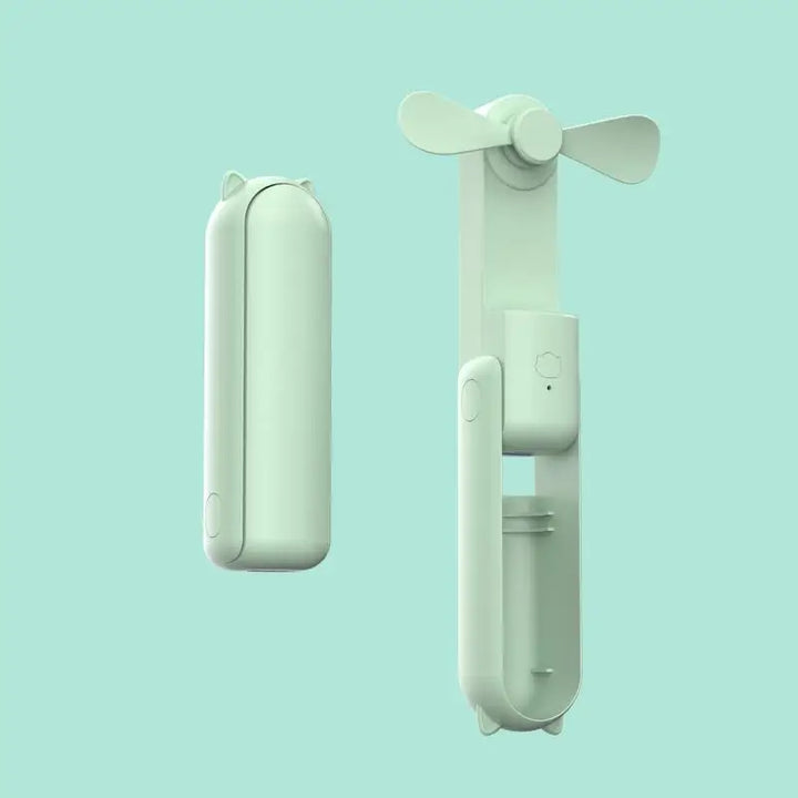 Ny håndholdt bærbar mini vifte - Kreativ, tre-hastighets justerbar, ensfarget, USB-oppladbar liten vifte | Skanto