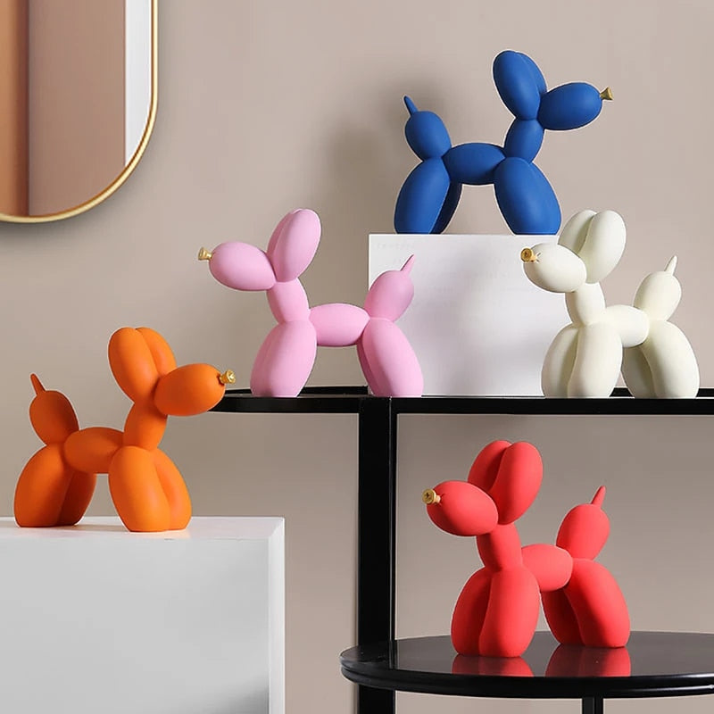 Skanto | Luksuriøs hjemmedekor, ballonghund dekorasjon, kontorbordtilbehør, dyre dekor, moderne populær kunst, nordiske statuer