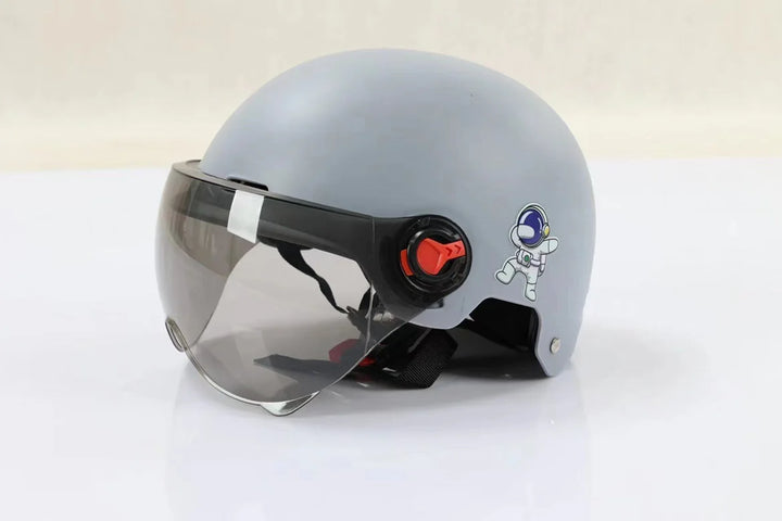 Skanto | Åpen-Face Motorsykkelhjelm med Goggles – Orion