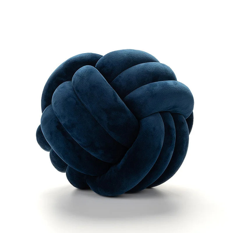 Plush Knot Cushion (Velour) | Skanto