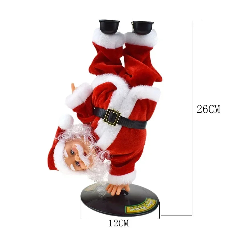 Skanto | Breakdancing Santa Dynamisk Julefigurine