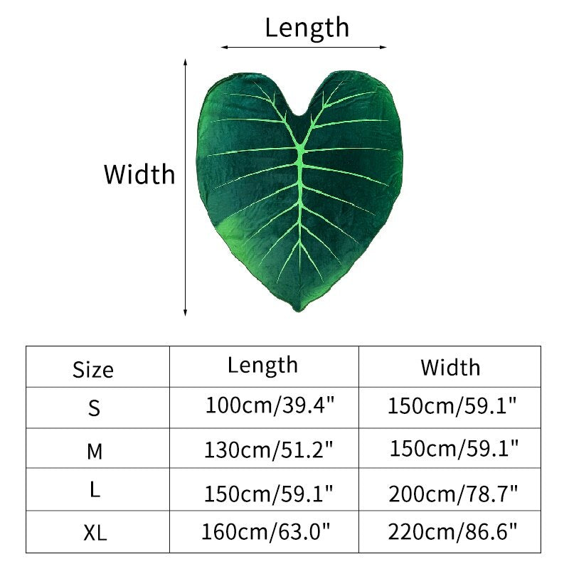 Skanto | Super Soft Giant Leaf Blanket