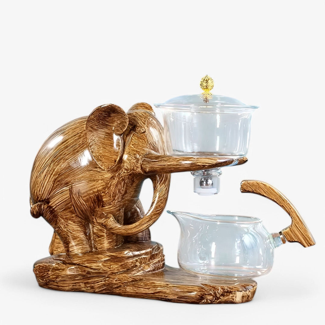 Skanto | Elephant Glass Te Sett med Varmebestandig Kanne