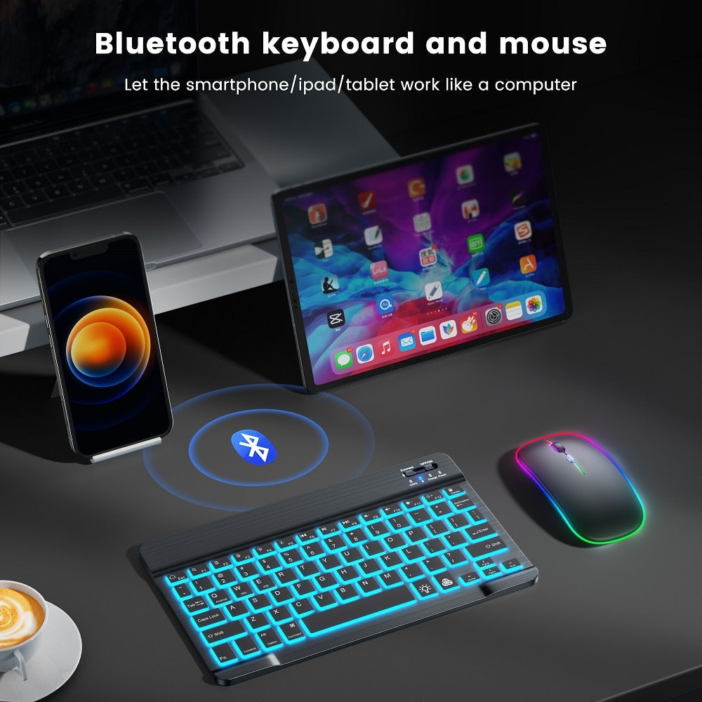 Skanto | Eclipse Bærbar Bluetooth Tastatur Mus Sett