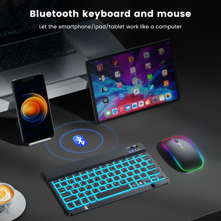 Skanto | Eclipse Bærbar Bluetooth Tastatur Mus Sett