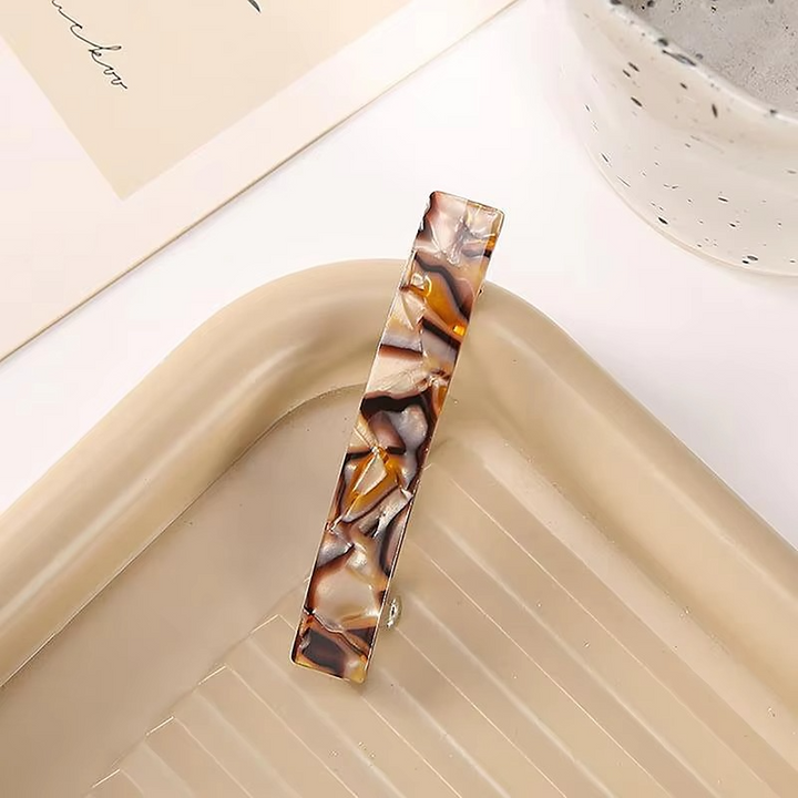 Skanto | Vintage-Inspirert Leopardmønster Acetat Hårklemmer