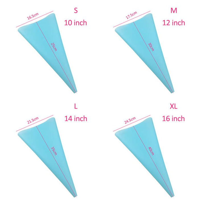 Skanto | 4Pcs Diy Gjenbrukbar Kake Icing Pose