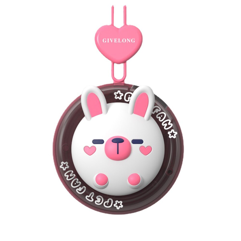 Cartoon Animal Mini Kids Neck Fan | Skanto