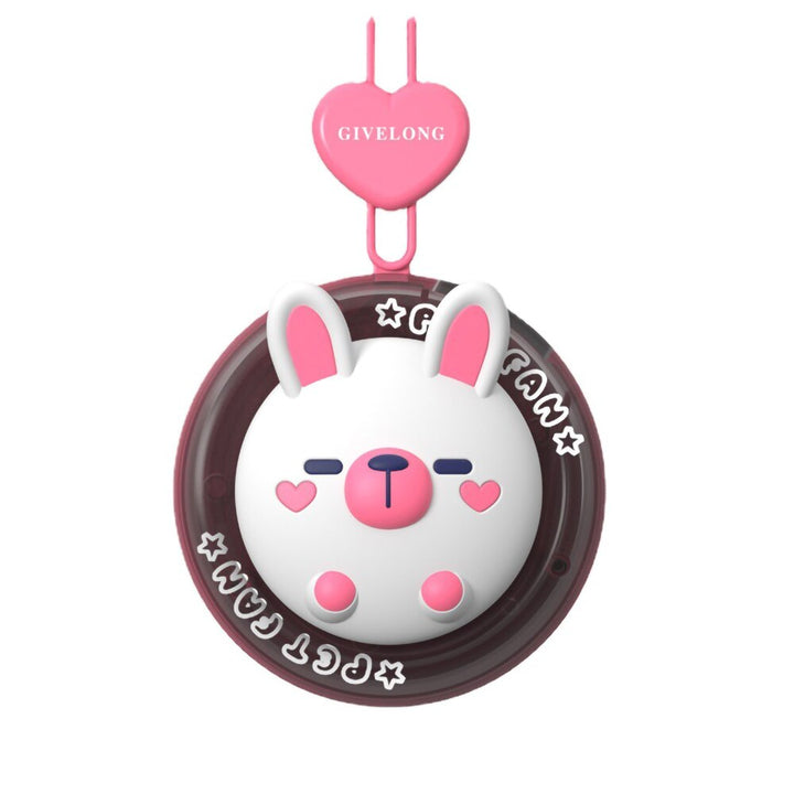 Cartoon Animal Mini Kids Neck Fan | Skanto