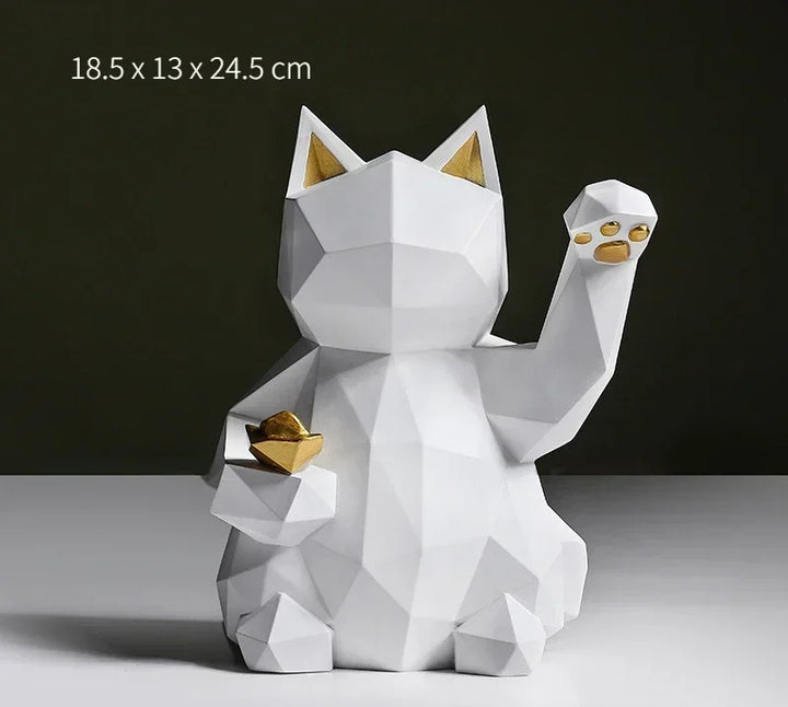 Skanto | Nordisk Minimalisme Geometri Lykke Katt Statuer