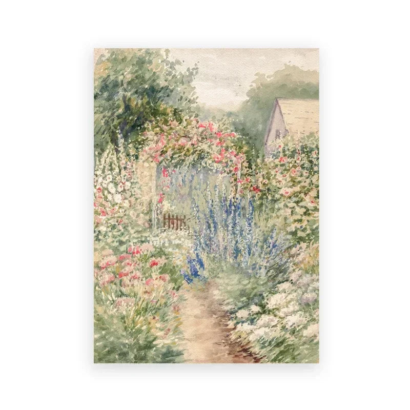 Klassiske vintage sommerlandskap fine kunst lerret utskrifter galleri veggkunst bilder for stue spisestue soverom kunst dekor | Skanto