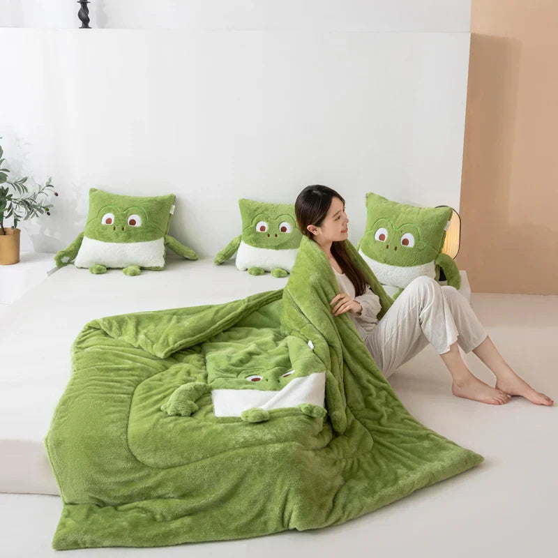 Koselige drømmer Mini Monster Quiltkissen Skantoanket | Skanto