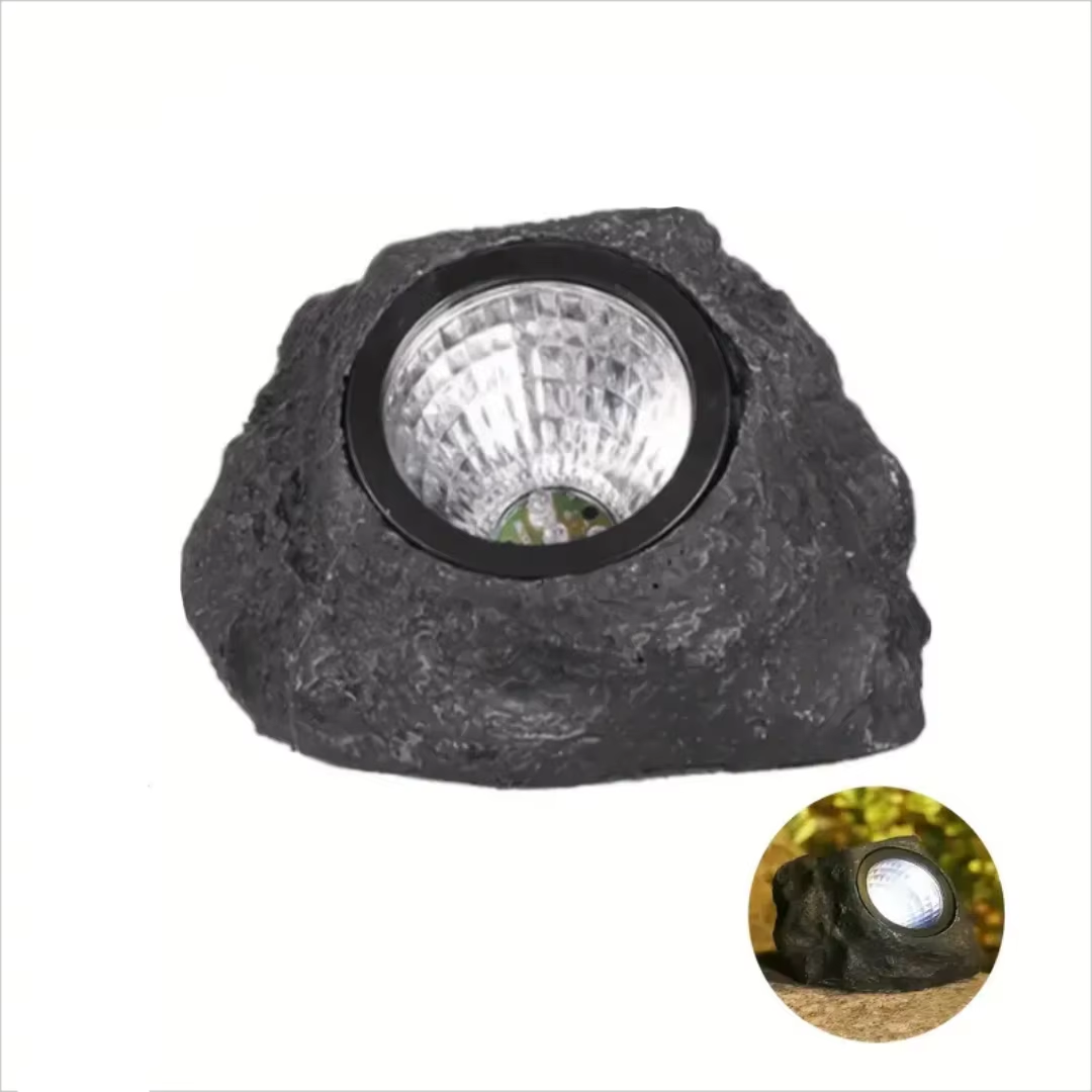 Skanto | Solar-Powered LED Stone Spotlight for Outdoor Landscaping