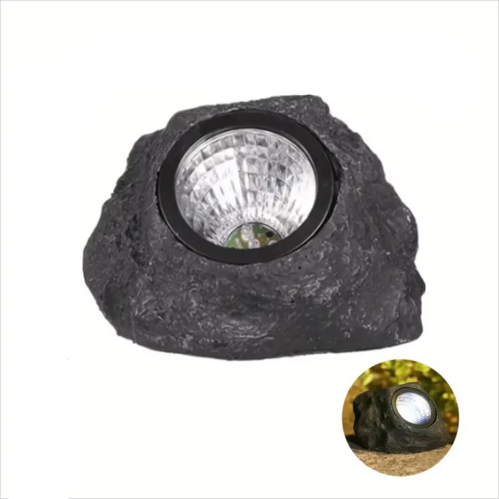 Solarbetriebener LED-Steinstrahler for Gartengestaltung