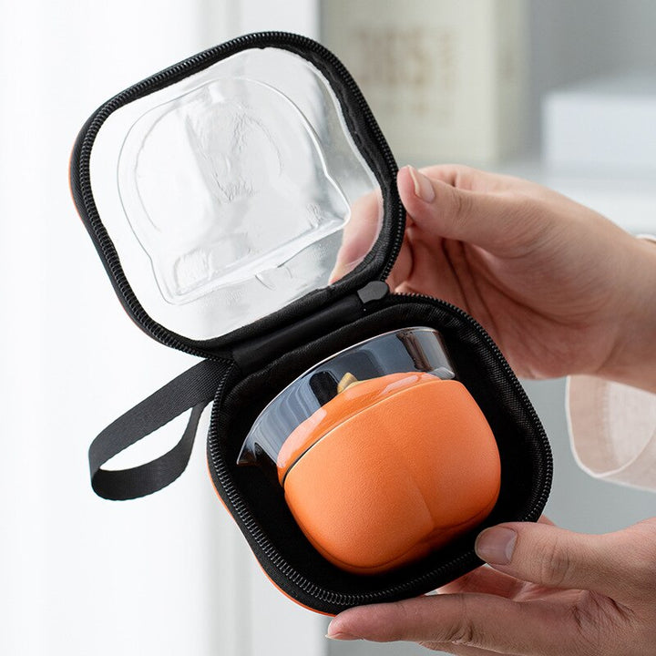 Mini Pumpkin Keramisk Tekanne Sett | Skanto