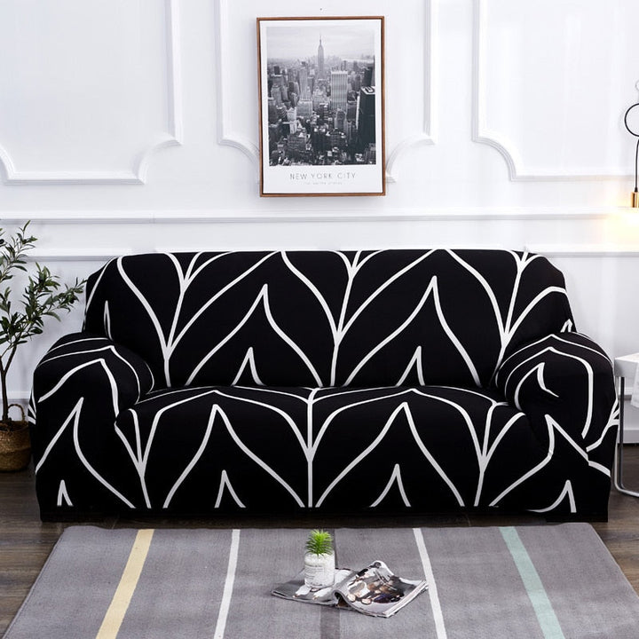 Moderne Antiskli Fargerik Elastisk Sofatrekk | Skanto