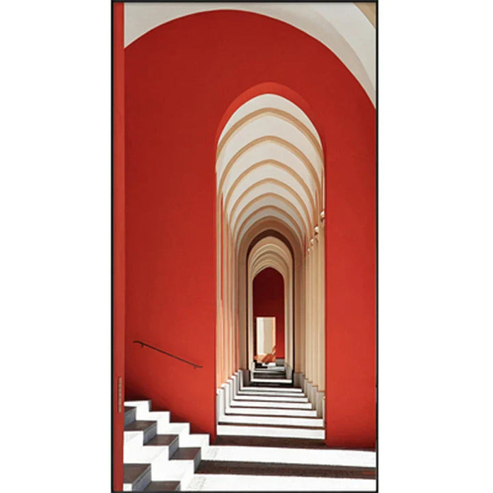 Moderne Abstrakt Minimalistiske Buemotiver Arkitektur Veggkunst Fine Art Lærred Utskrifter Bilder For Inngangshall Foyer Stue Hjemmekontor Dekor | Skanto