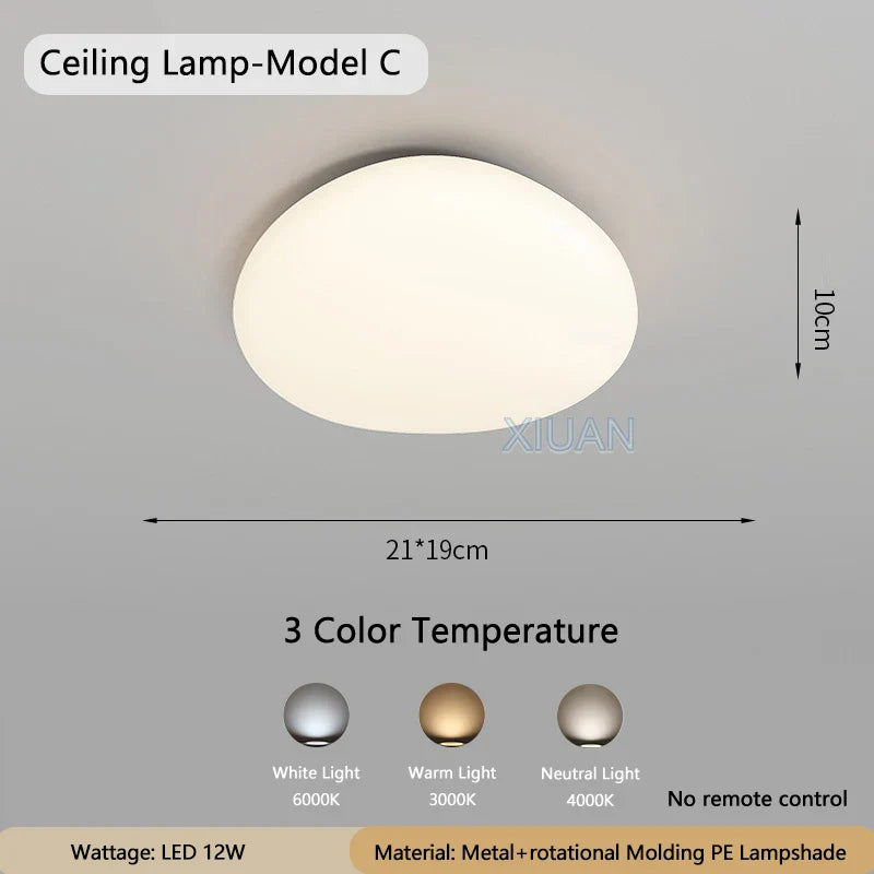 WhiteCloud Lampe – Stilren LED Veggbelysning for Barn Skanto
